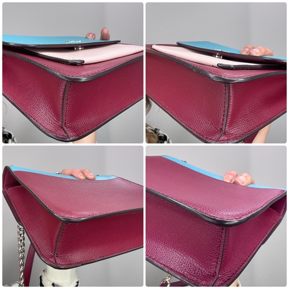 Kate Spade Remi Colorblock Flap Chain Crossbody bag EUC - Picture 11 of 14